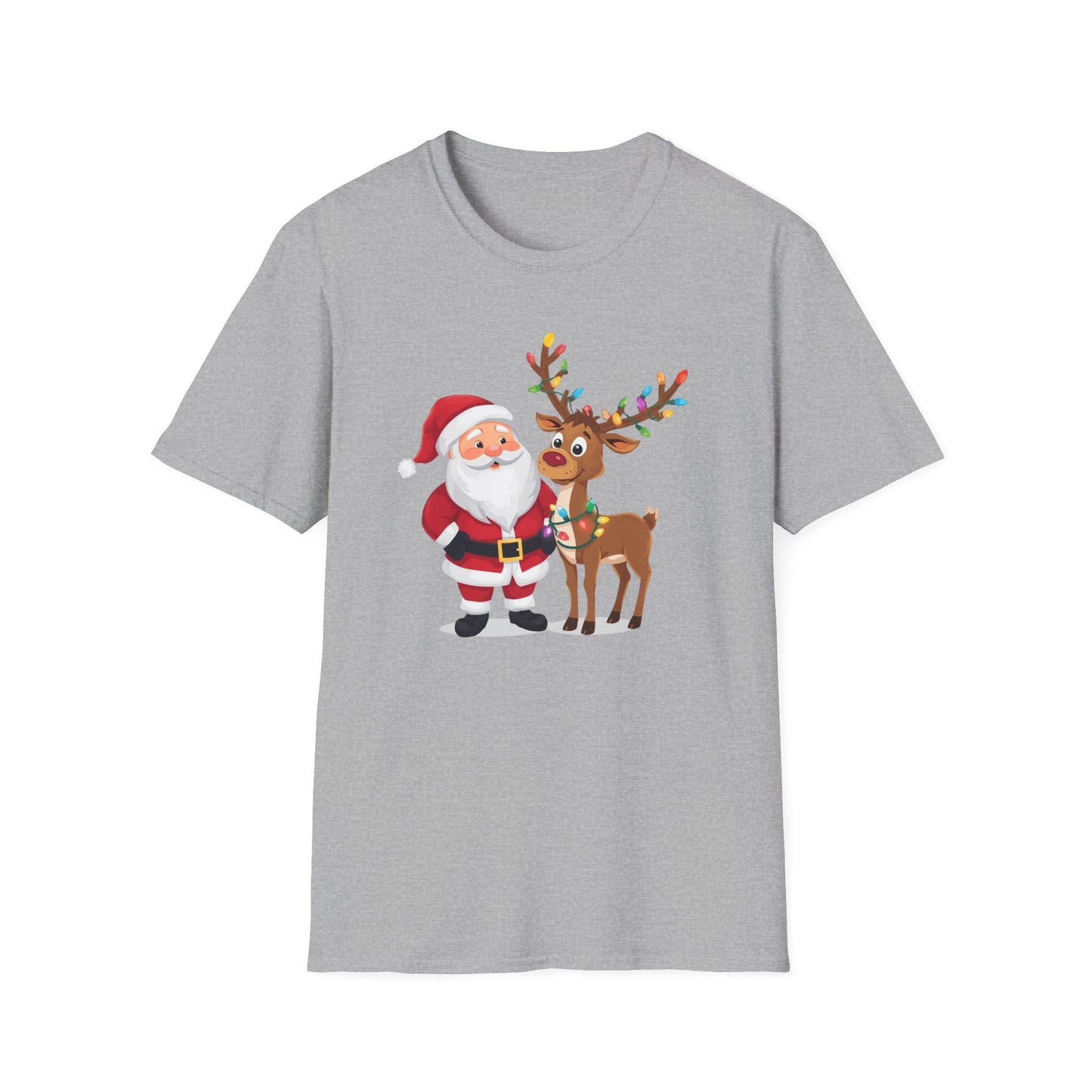 Santa and Rudolph Shirt, Family Christmas Shirts, Christmas T Shirt, Holiday Shirt, Cute Xmas Shirt for the family, Holiday Gift