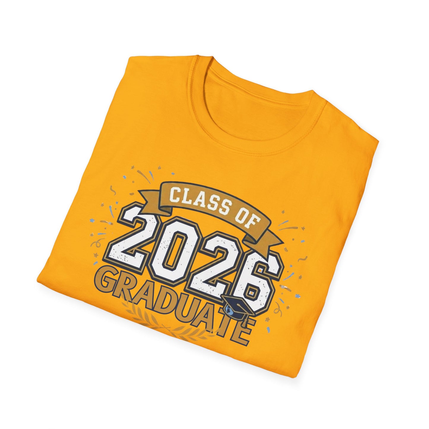 Class of 2026 Graduate T-Shirt – Graduation Gift Tee, Senior 2026 Shirt, High School or College Grad Celebration Apparel