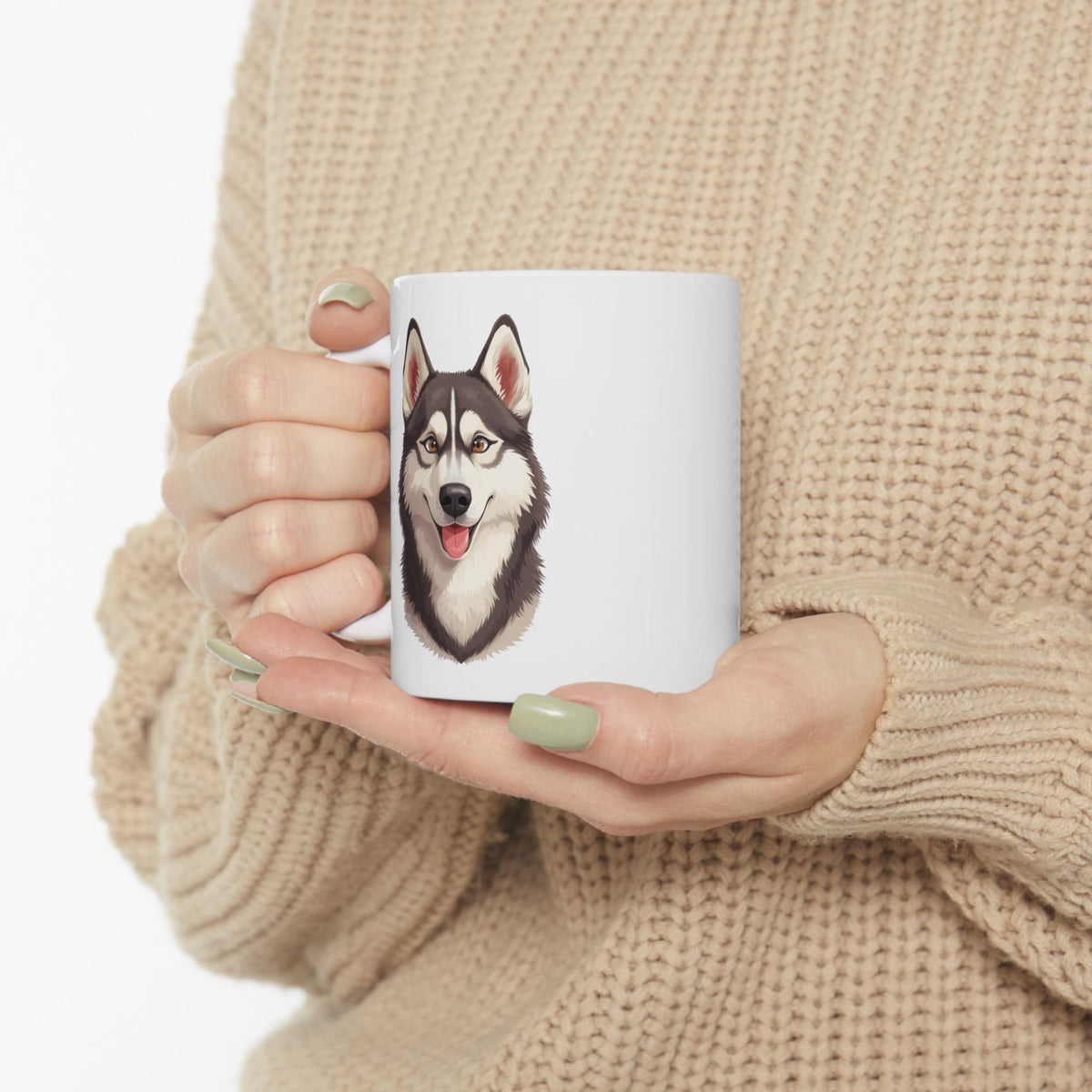 Siberian Husky Mug, Husky Dog Coffee Mug, Dog Lover Mug, Pet Parent Gift, Husky Mom Dad Cup 11oz or 15oz, Dog Lover Gift