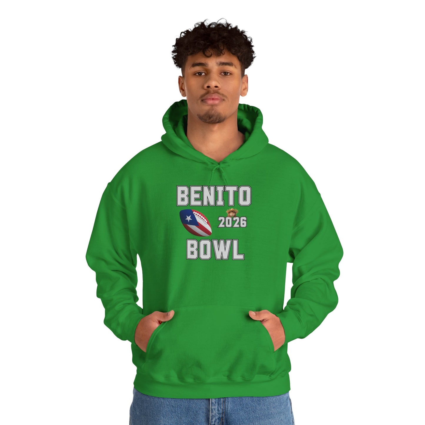 Benito Bowl Halftime Shirt 2026 Hoodie, Benito Bowl Hooded Sweatshirt, Football Fan Gift, Puerto Rico Heritage Hoodie, Boriqua Pride Gift