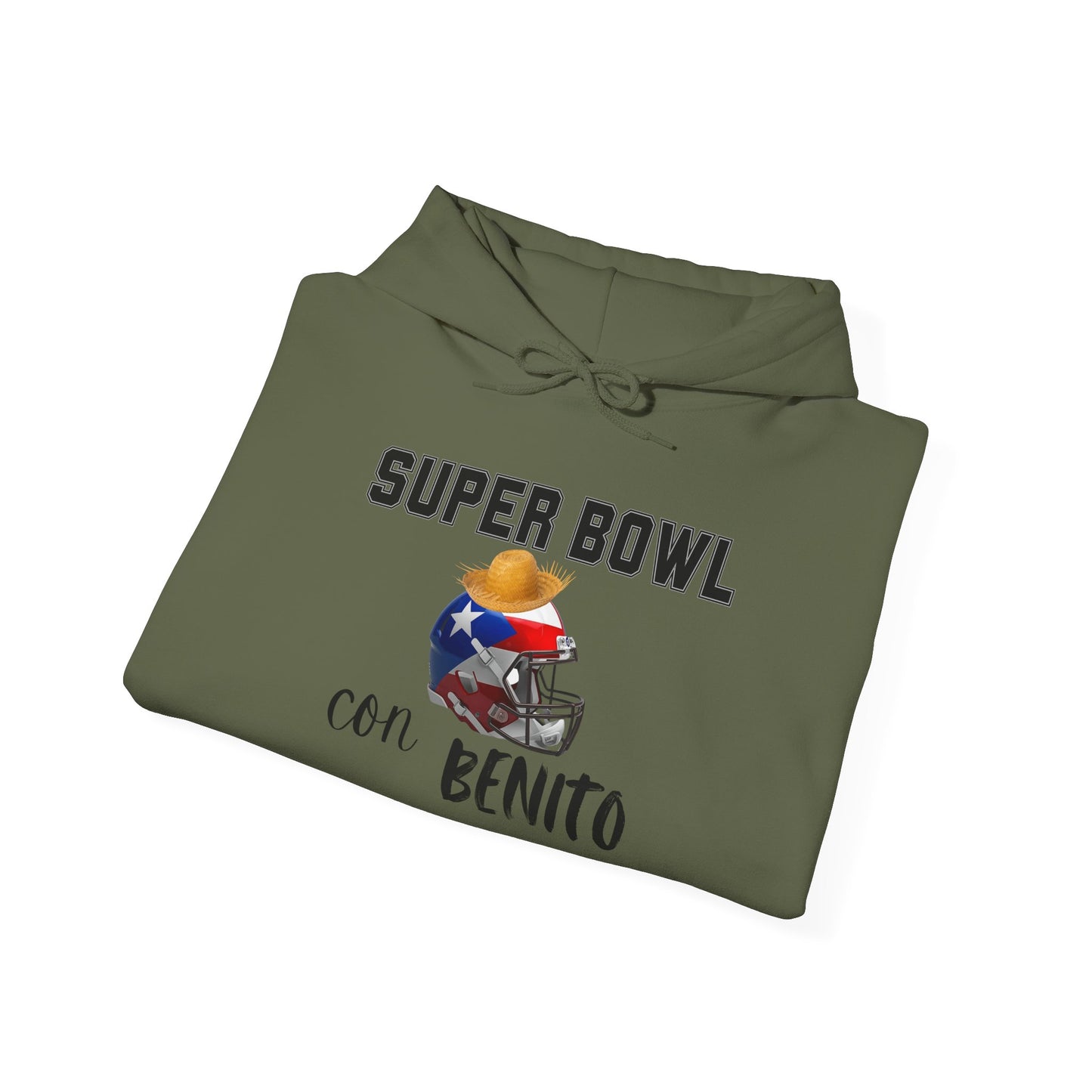 Benito Bowl Halftime Shirt 2026 Hoodie, Benito Bowl Hooded Sweatshirt, Football Fan Gift, Puerto Rico Heritage Hoodie, Boriqua Pride Gift