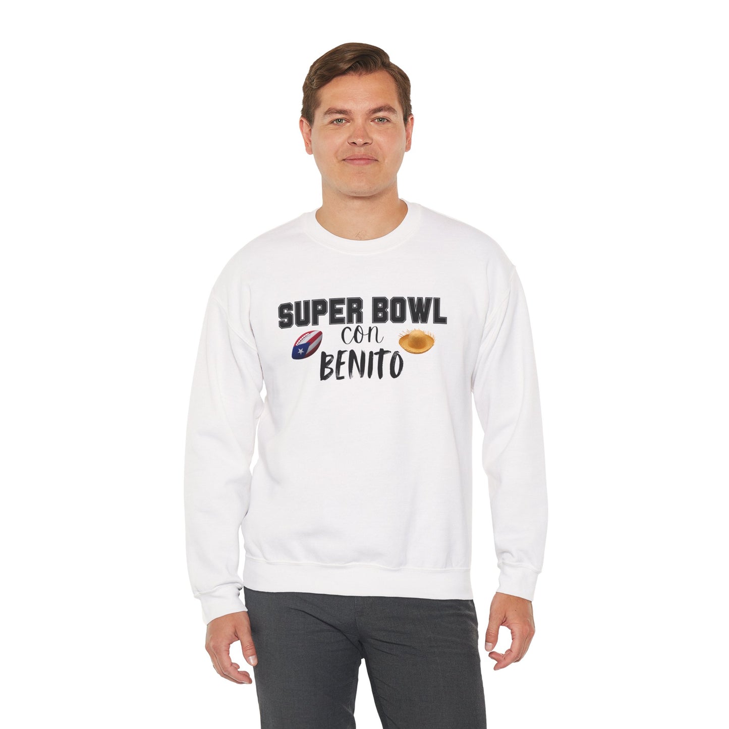 Benito Bowl Halftime 2026 Sweatshirt, Benito Bowl Shirt, Football Fan Gift, Puerto Rico Heritage Sweatshirt, Boriqua Pride Gift