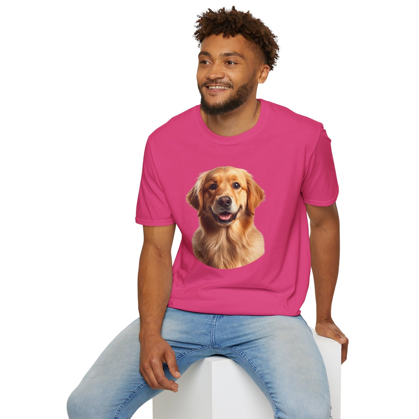 Golden Retriever Dog Portrait Shirt – Lab Dog Lover Gift, Cute Dog Mom Tee, Dog Dad Shirt, Pet Breed Apparel