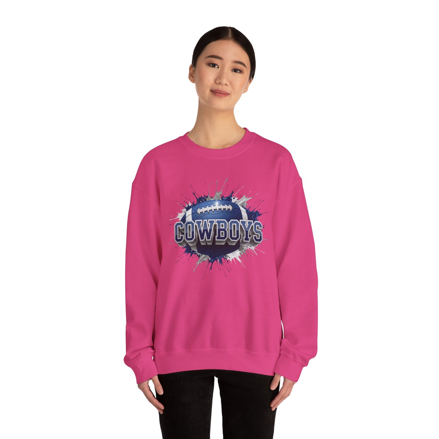 Dallas Football Sweatshirt, Dallas Team Sweatshirt, Football Gift for Dallas Fans, Game Day Sports Fan Football Apparel