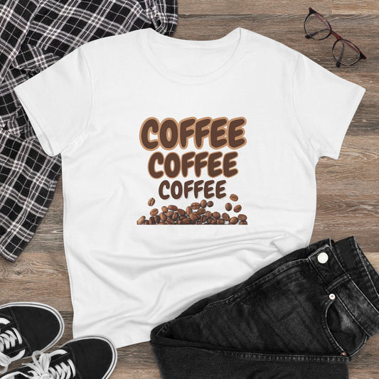 Coffee Coffee Coffee Shirt, Funny Coffee Shirt, Mother's Day Gift, Coffee Lover Gift, Mom Gift, Coffee Drinker Gift