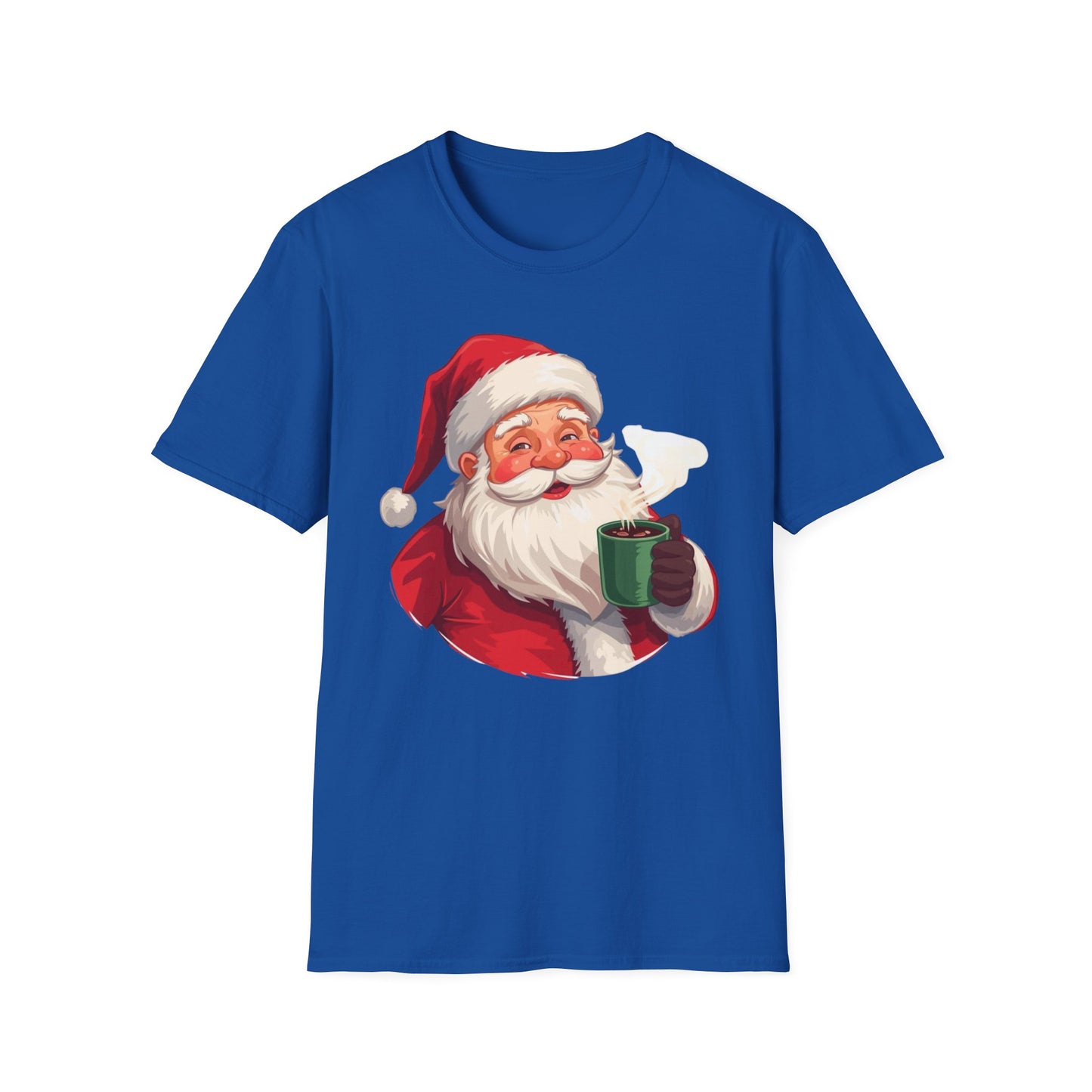 Santa enjoying Hot Chocolate Shirt, Family Christmas Shirts, Christmas T Shirt, Holiday Shirt, Cute Xmas Shirt for the family, Holiday Gift