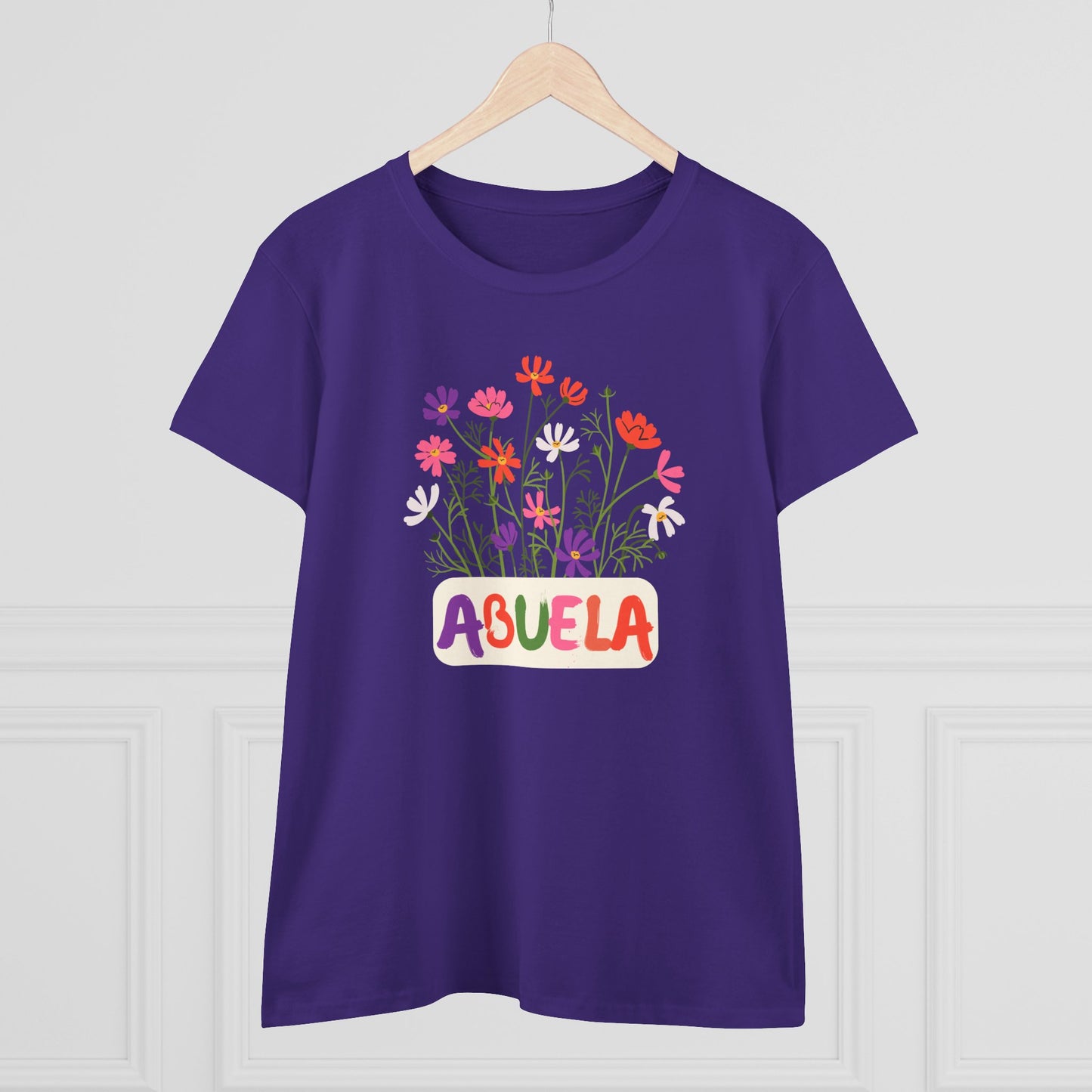 Abuela con Flores Shirt, Gift for Grandma, Gift for Abuela, Mothers Day Gift, Dia de las madres regalo, Abuela Gifts, Gift for Mom