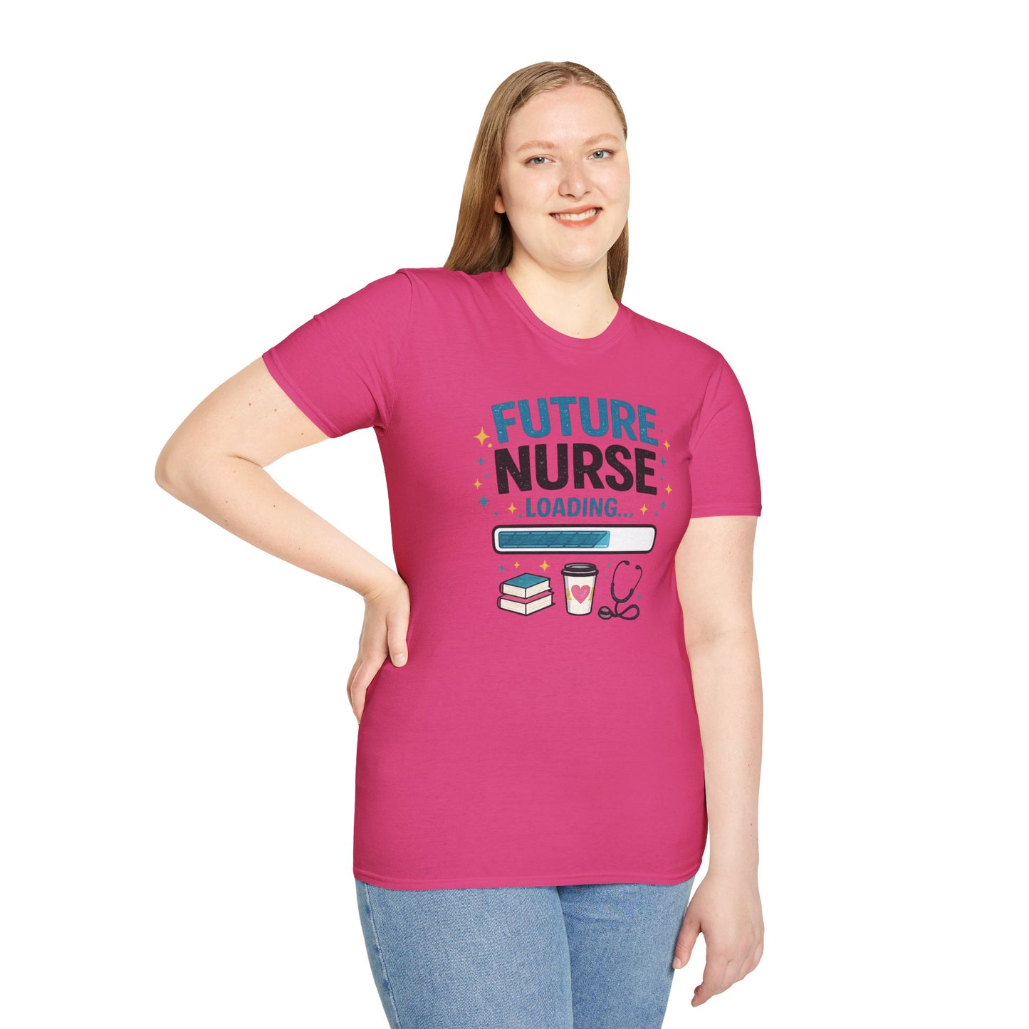 Future Nurse Loading Shirt – Funny Nursing Student T-Shirt, RN School Gift, Nursing School Graduation Tee, Nurse Student Gift Idea