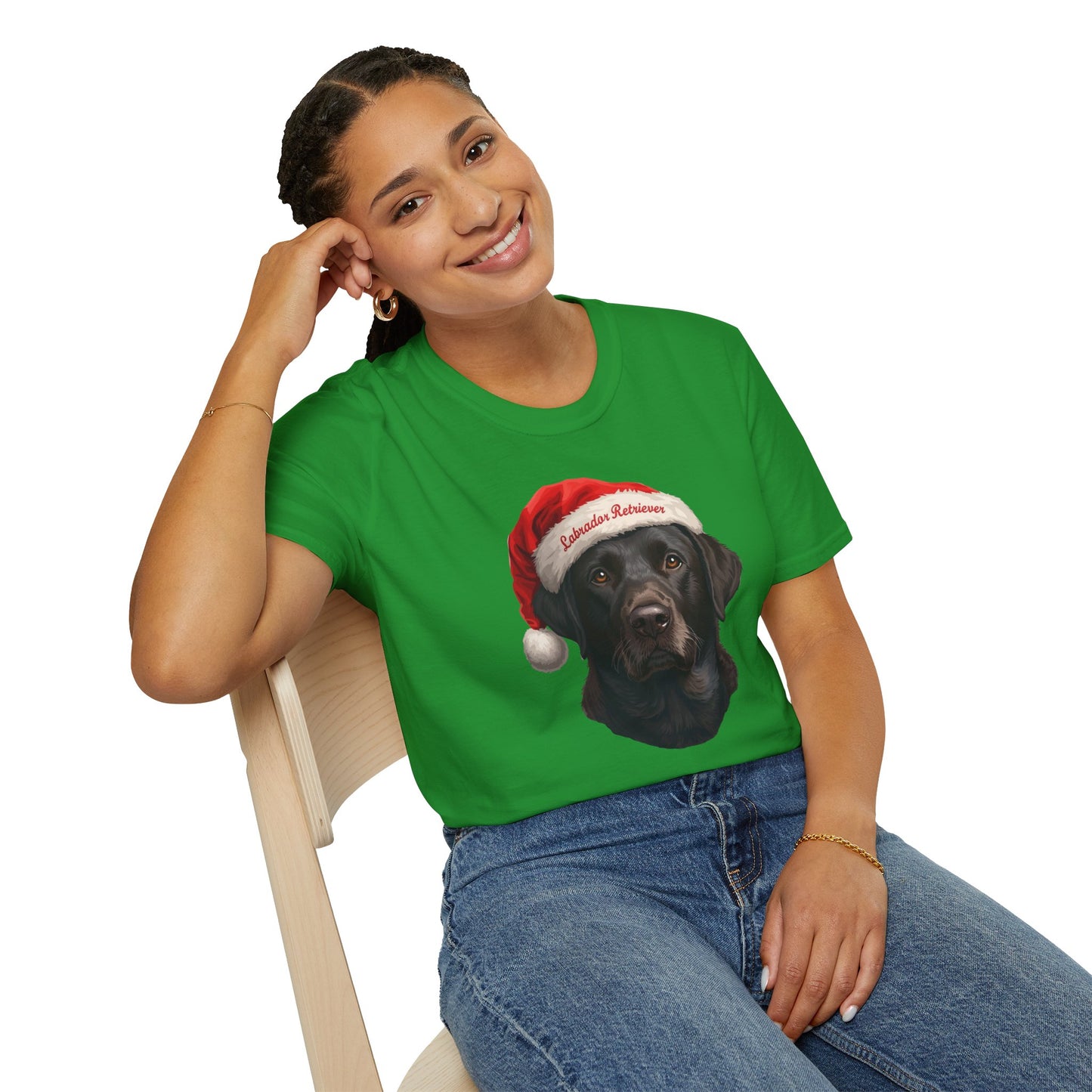 Labrador Retriever Dog Portrait Shirt – Black Lab Dog Lover Gift, Cute Dog Mom Tee, Dog Dad Shirt, Pet Breed Apparel
