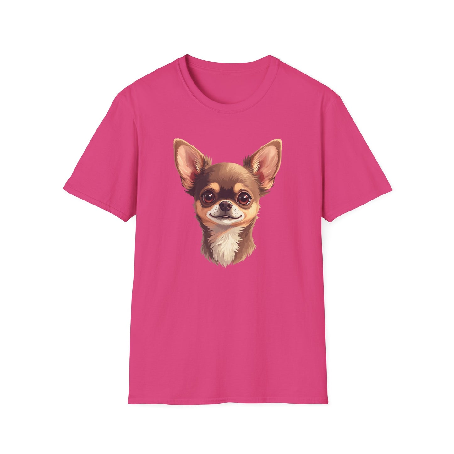 Chihuahua Dog Portrait Shirt – Chihuahua Dog Lover Gift, Cute Dog Mom Tee, Dog Dad Shirt, Pet Breed Apparel