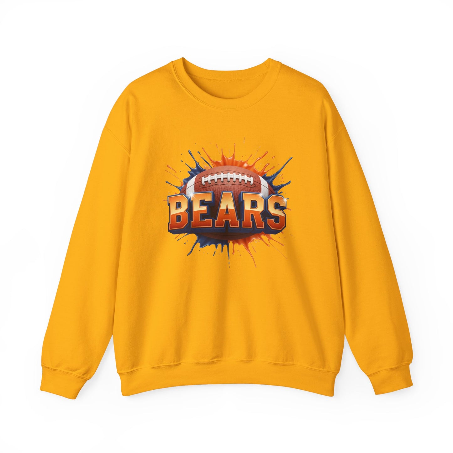 Chicago Football Sweatshirt, Chicago Team Sweatshirt, Football Gift for Chicago Fans, Game Day Sports Fan Football Apparel