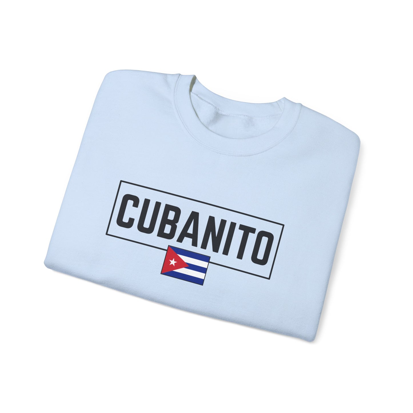 CUBANITO Sweatshirt – Cuban Flag Sweatshirt for Men, Latino Pride Sweatshirt, Cuba Heritage Top, Cuban Culture Graphic Sweatshirt