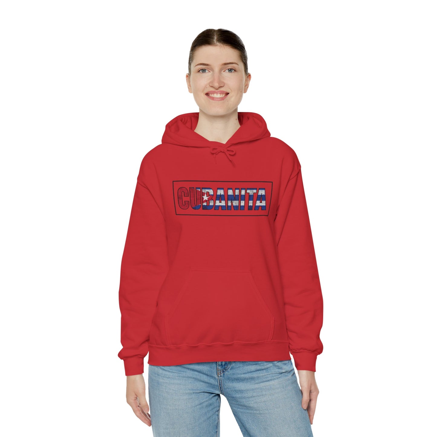 CUBANITA Hoodie – Cuban Flag Hoodie for Women, Latina Pride Hoodie, Cuba Heritage Top, Cuban Culture Graphic Hoodie