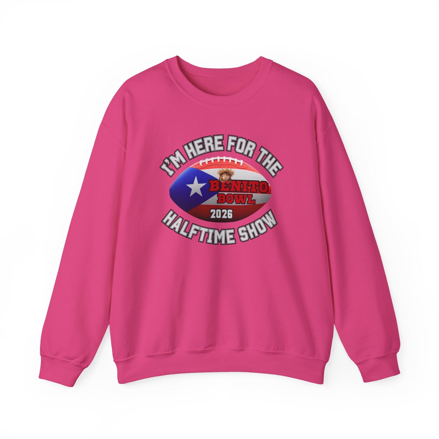 Benito Bowl Halftime 2026 Sweatshirt, Benito Bowl Shirt, Football Fan Gift, Puerto Rico Heritage Sweatshirt, Boriqua Pride Gift