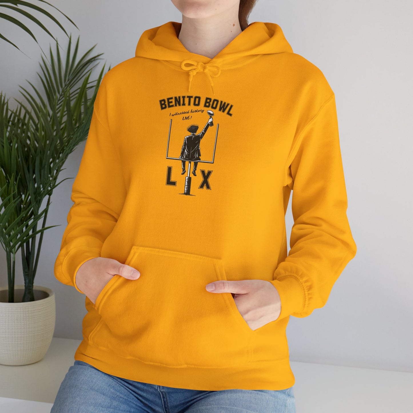 Benito Bowl LX Witnessed History Live Halftime Hoodie, Football Fan Gift, Benito Hoodie, Puerto Rico Boricua Heritage