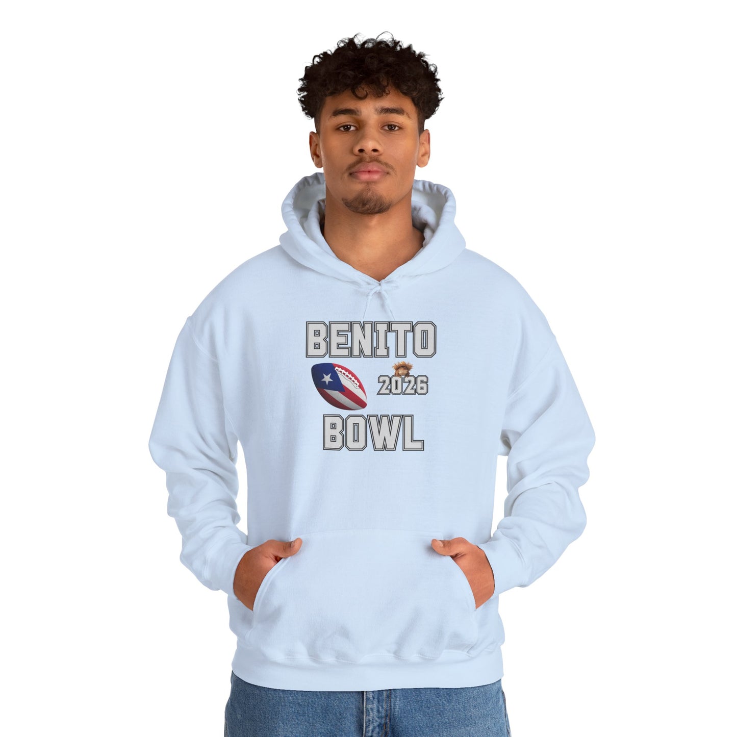 Benito Bowl Halftime Shirt 2026 Hoodie, Benito Bowl Hooded Sweatshirt, Football Fan Gift, Puerto Rico Heritage Hoodie, Boriqua Pride Gift