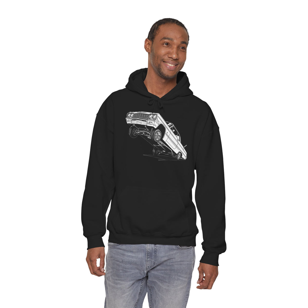 Classic Car Hoodie, Lowrider Car Hoodie, Vintage Auto Hoodie, Car Enthusiast Sweatshirt, Unisex Automotive Hoodie
