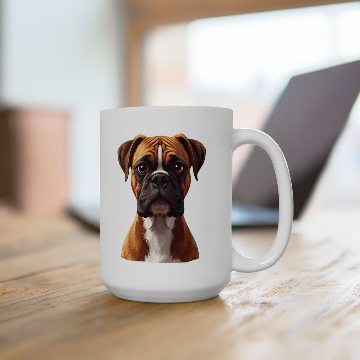 Boxer Dog Mug, Boxer Coffee Mug, Dog Lover Mug, Pet Parent Gift, Boxer Mom Dad Cup 11oz or 15oz, Dog Lover Gift