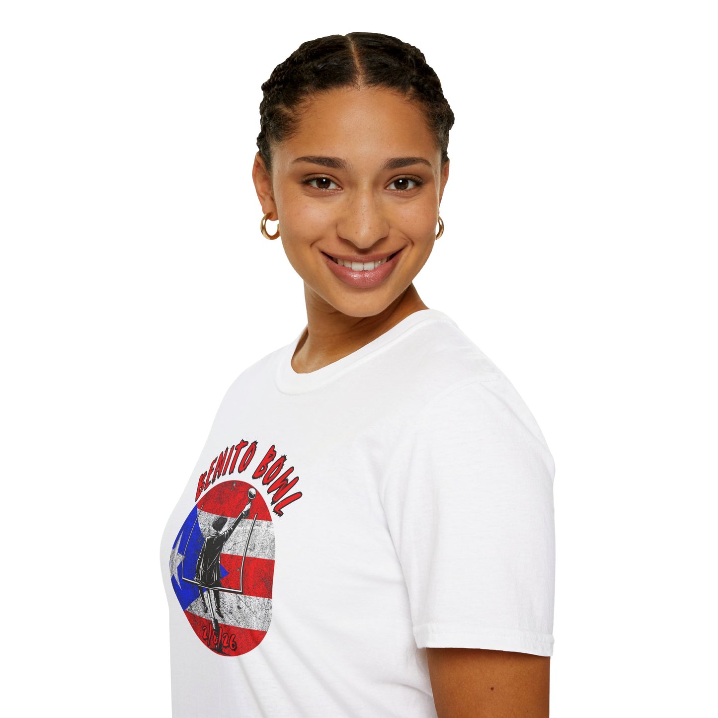 Benito Bowl 2/8/26 T-Shirt – Puerto Rico Heritage Tee, Boricua Pride Football Fan Shirt