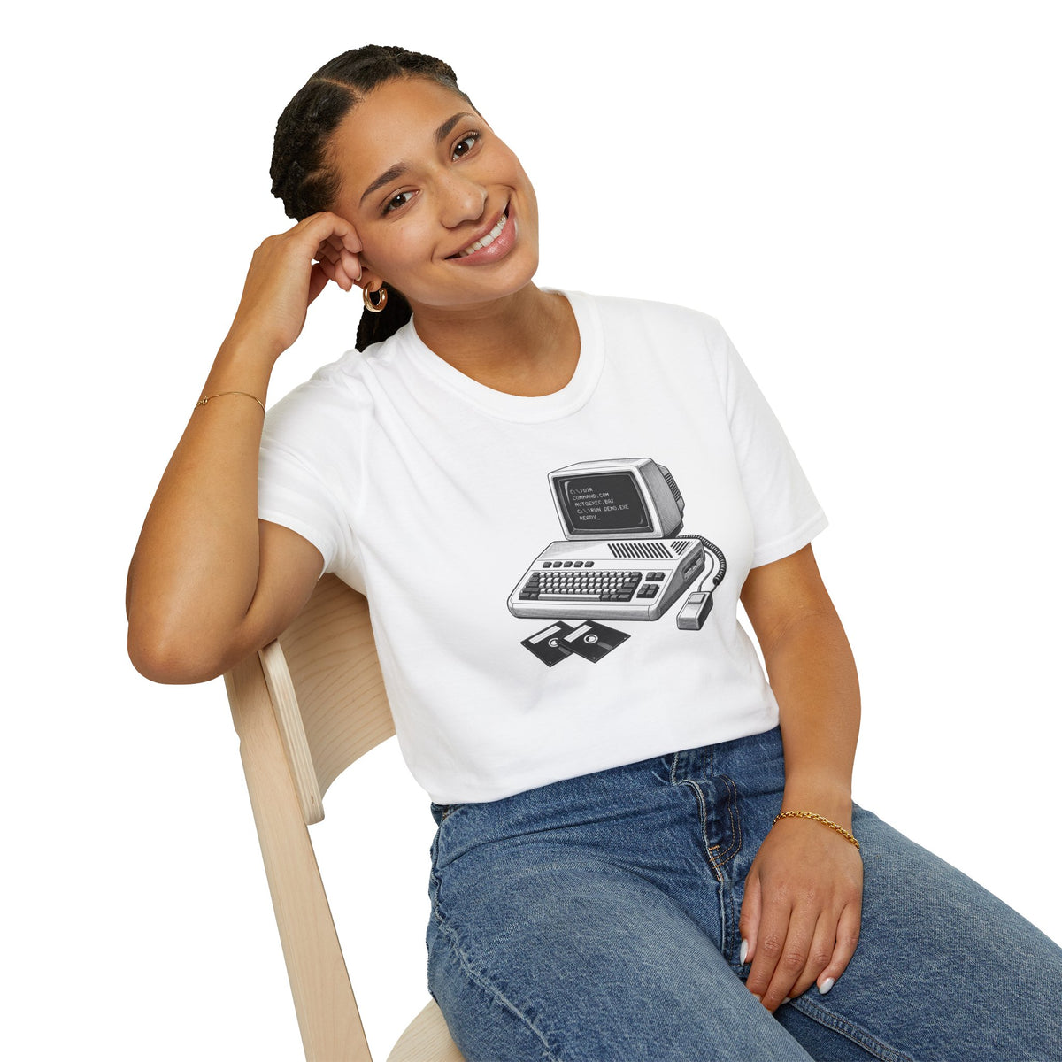 Vintage Computer T-Shirt, Retro Tech Shirt, Floppy Disk Tee, Programmer Gift, Computer Nerd Shirt