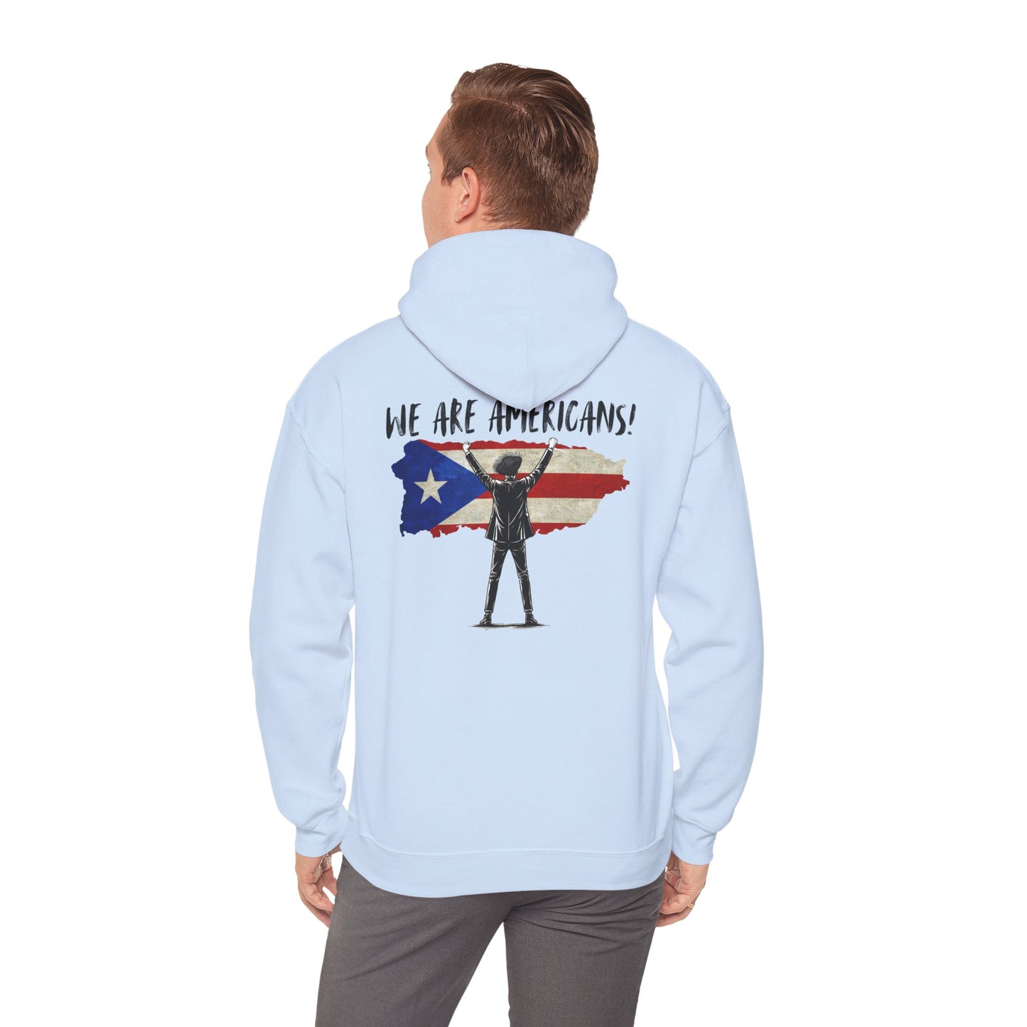 Benito Hoodie We are Americans , Benito Bowl, Football Fan Gift, Puerto Rico Boricua Heritage Culture Pride Hoodie