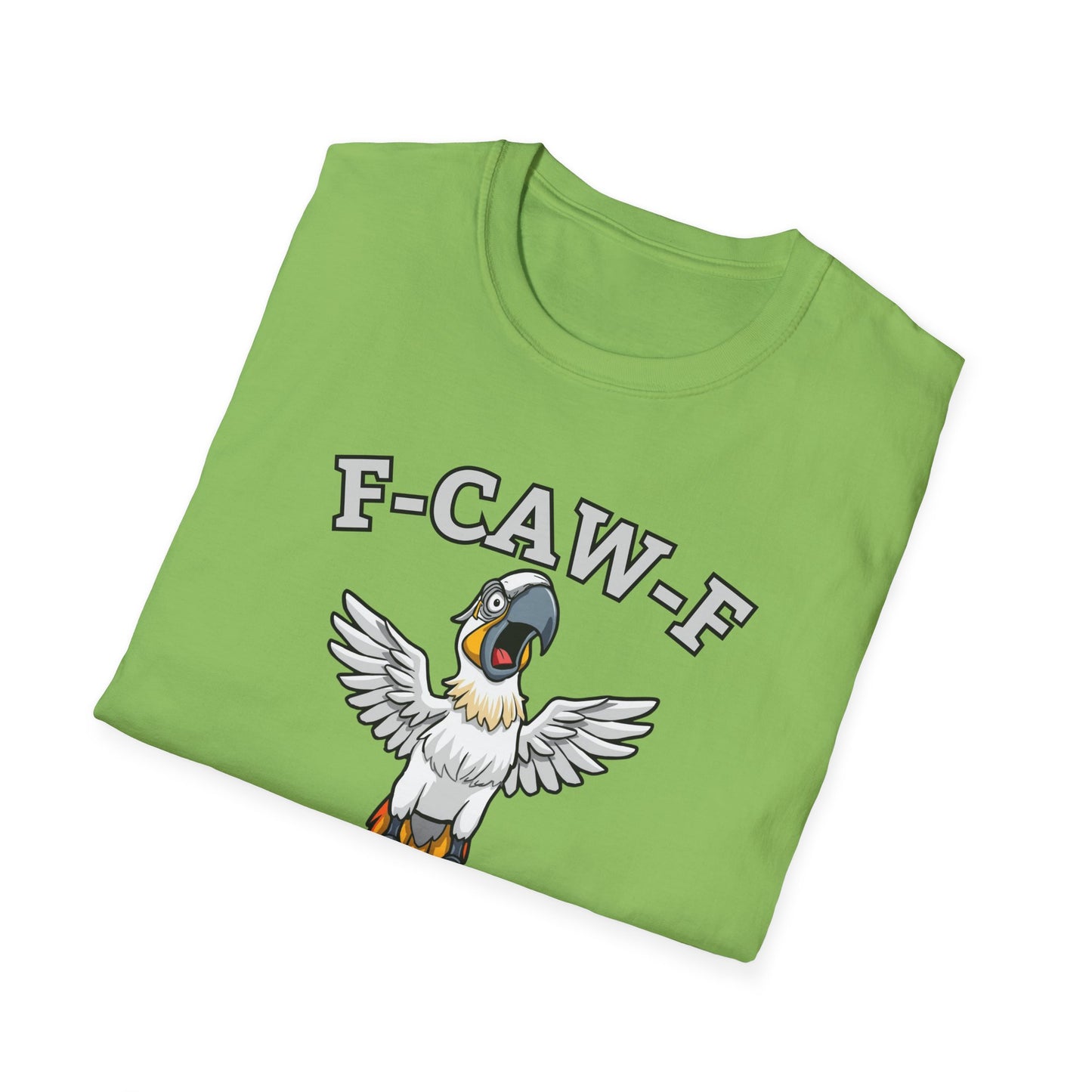 Funny F-CAW-F Macaw Parrot T-Shirt, Parrot Lover Shirt, Macaw Tee, Humorous Top, Macaw Parrot Apparel, Gift for him, Gift for her