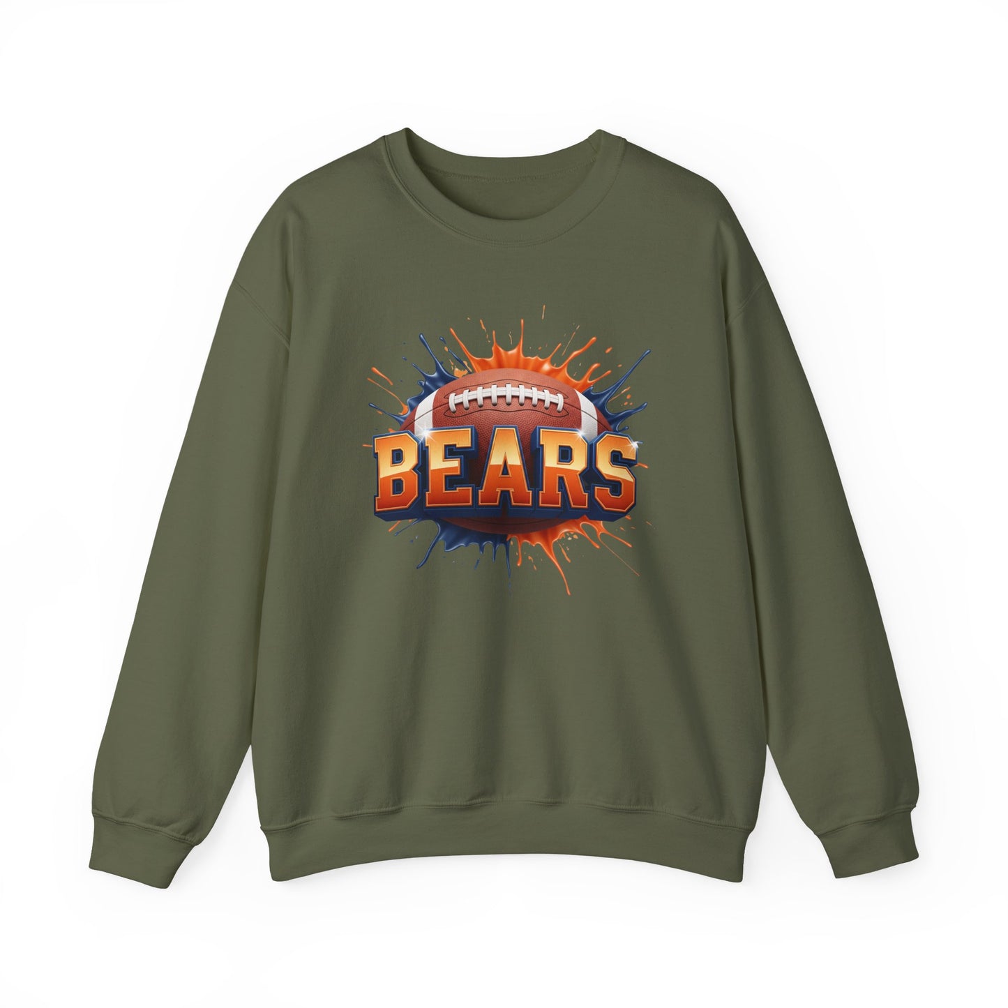 Chicago Football Sweatshirt, Chicago Team Sweatshirt, Football Gift for Chicago Fans, Game Day Sports Fan Football Apparel