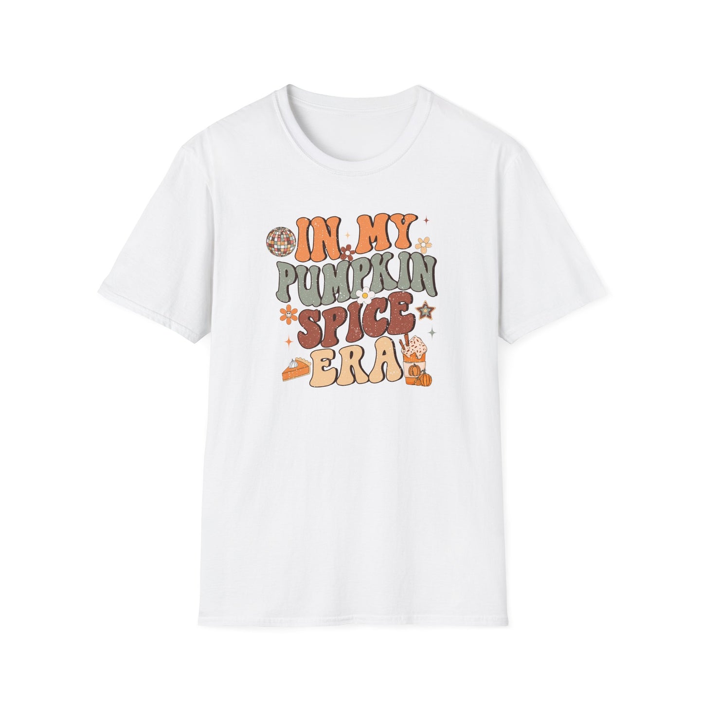 In My Pumpkin Spice Era Fall T-Shirt - Cute Women's Autumn Tee, Thanksgiving Shirt, Pumpkin Thanksgiving Tee, Cozy Fall Tee, Friendsgiving