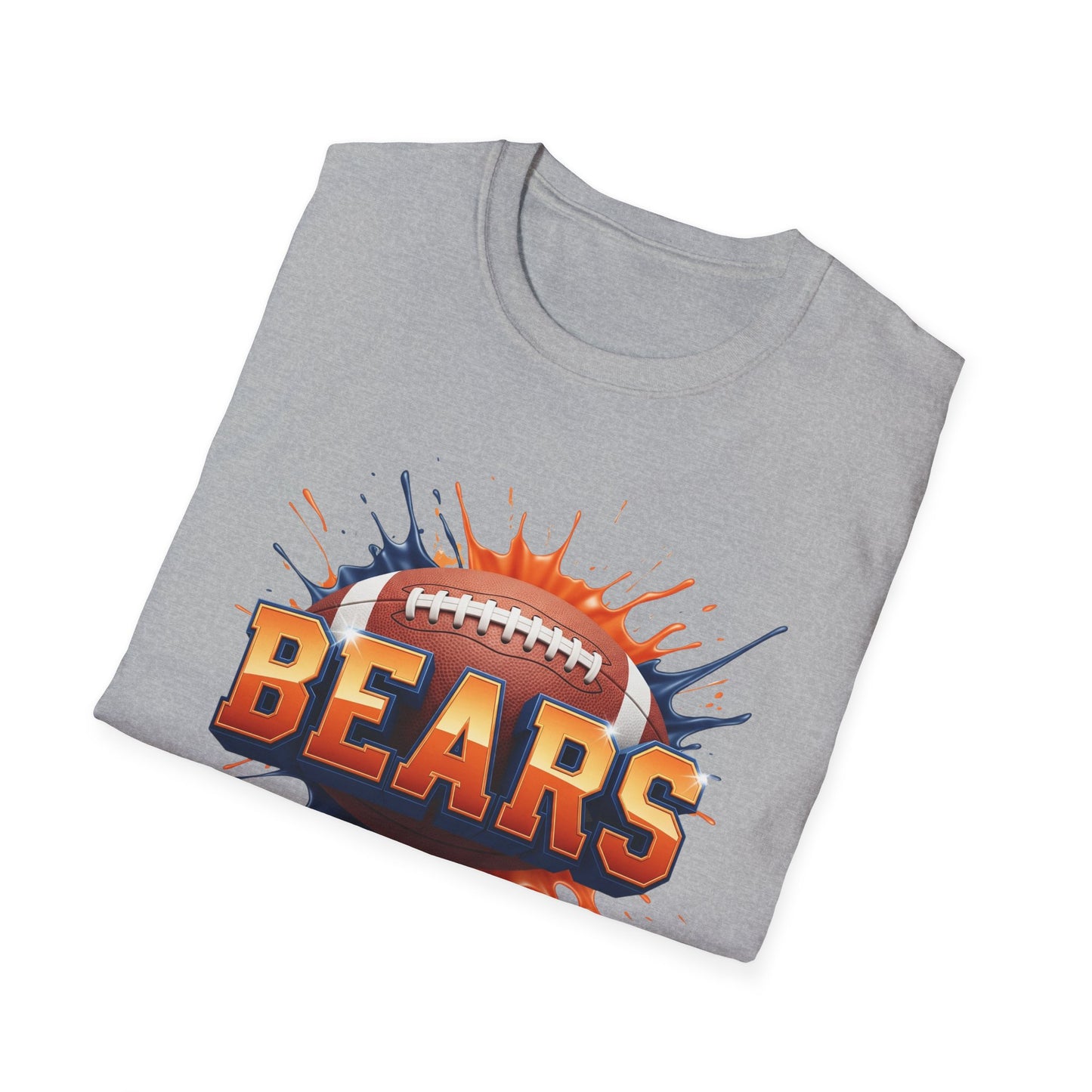 Chicago Football Unisex T-Shirt, Chicago Team Tee, Football Gift for Chicago Fans, Game Day Shirt, Sports Fan Apparel, Football Tee