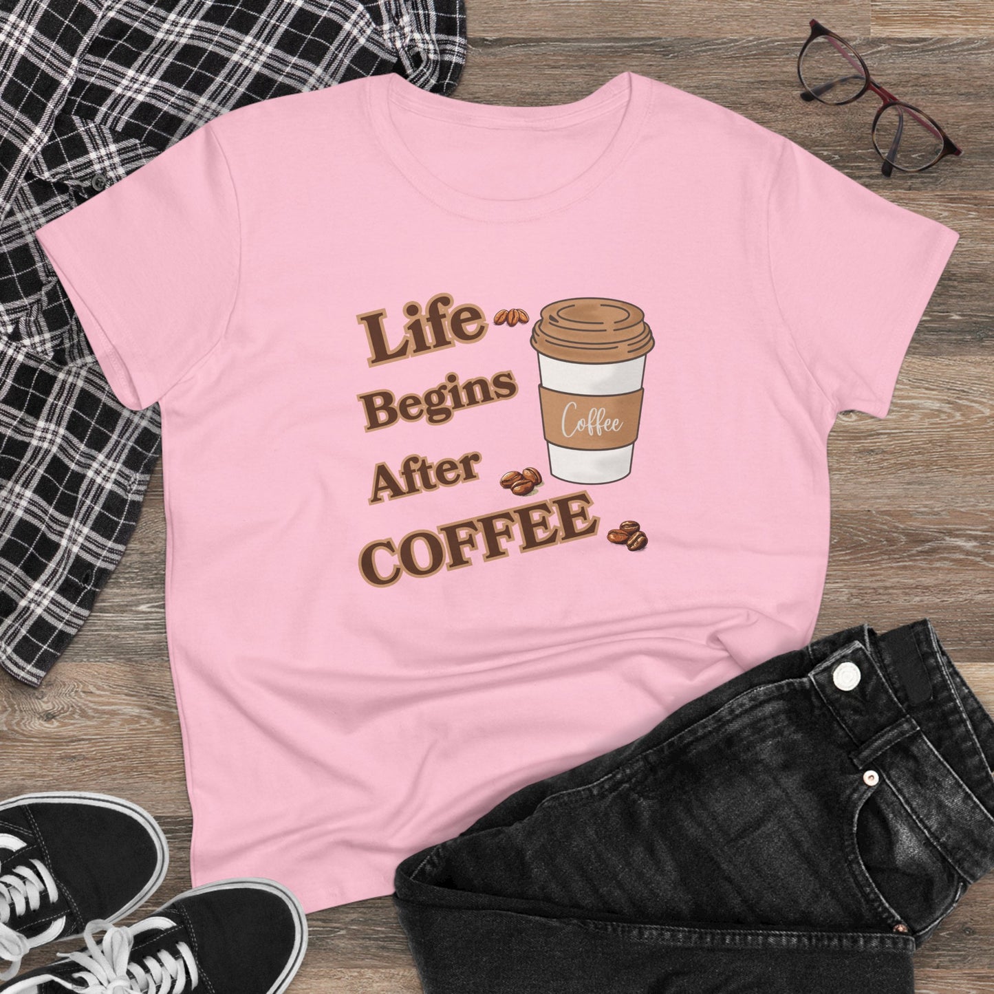 Life Begins After Coffee Shirt, Funny Coffee Shirt, Mother's Day Gift, Coffee Lover Gift, Mom Gift, Coffee Drinker Gift, Birthday Gift