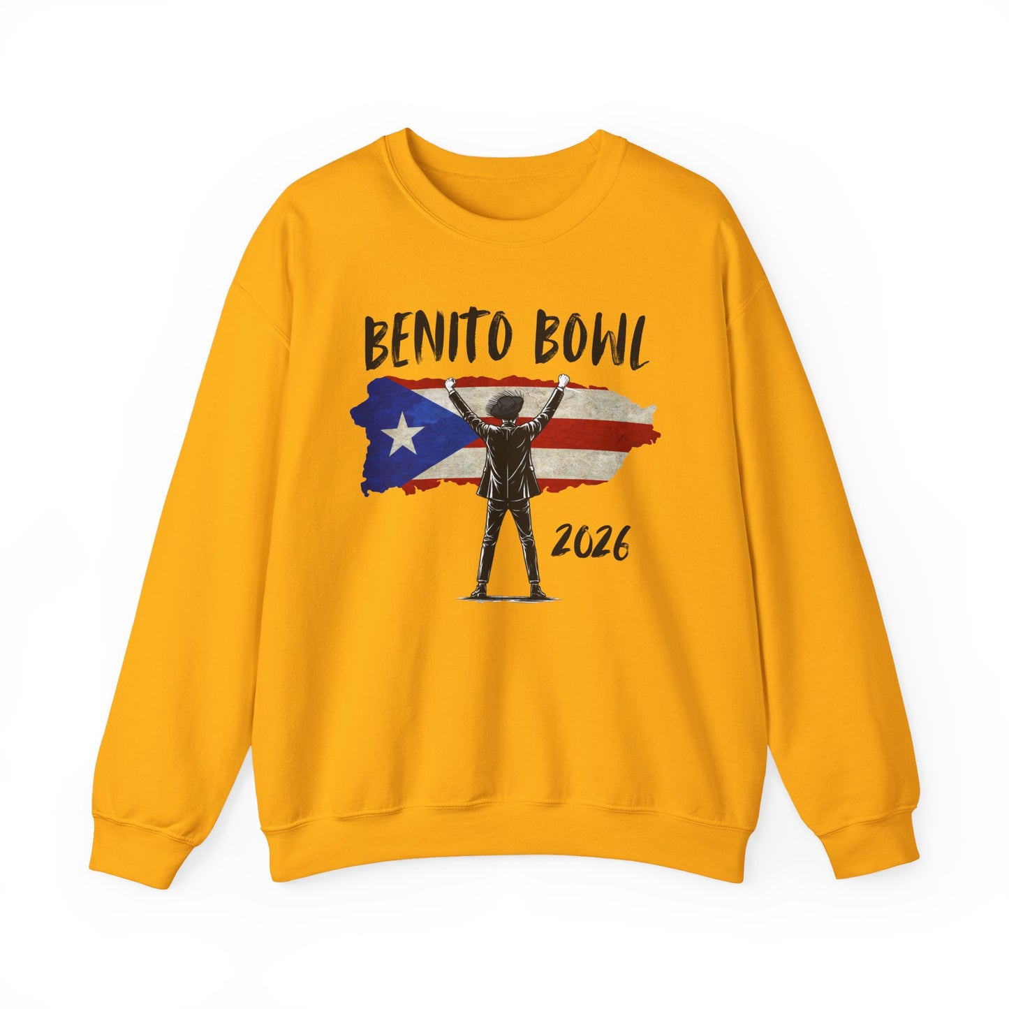 Benito Bowl 2026 PR Flag Sweatshirt, Benito Bowl, Football Fan Gift, Puerto Rico Boricua Heritage Culture Pride sweatshirt