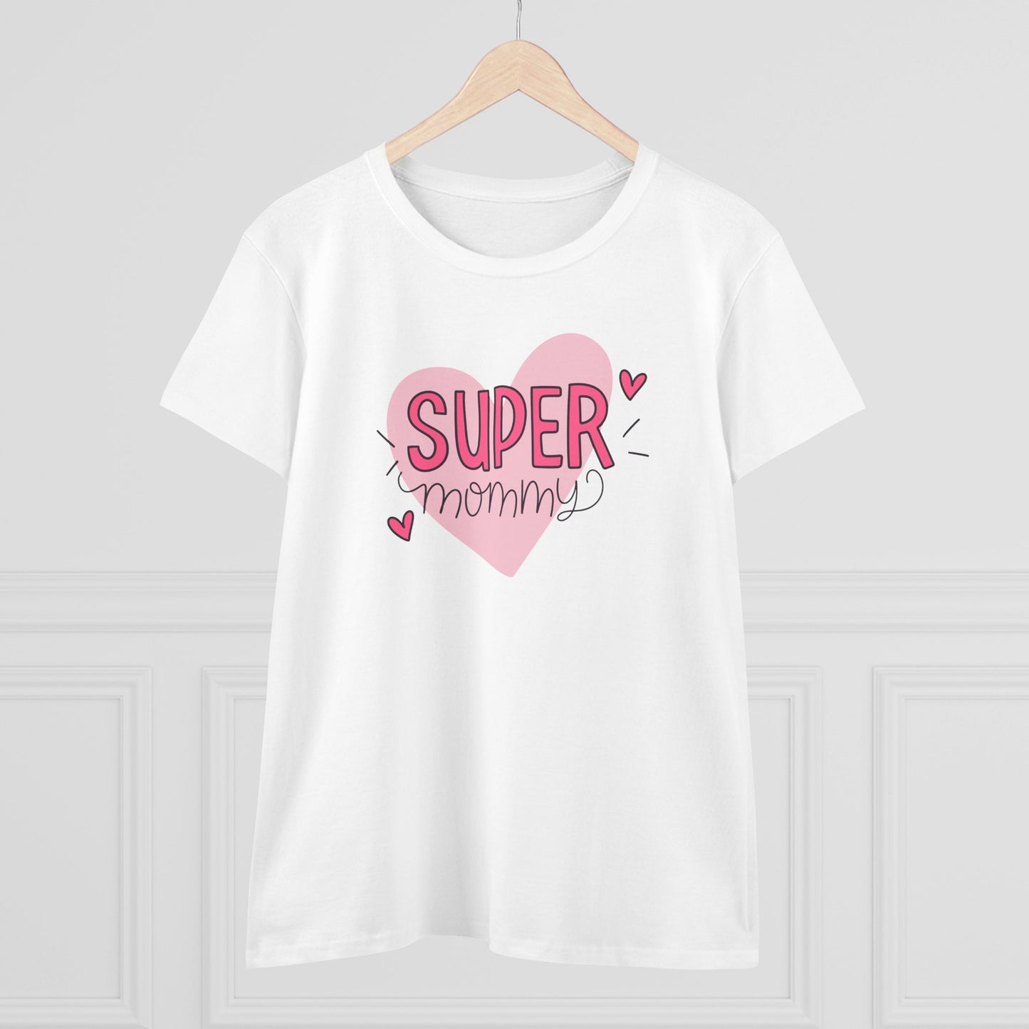Super Mommy T-Shirt, Gift for Mom, Cute Summer Top, Mother's Day Gift, Family Gatherings, Casual Wear, Mom's Birthday, Supermom