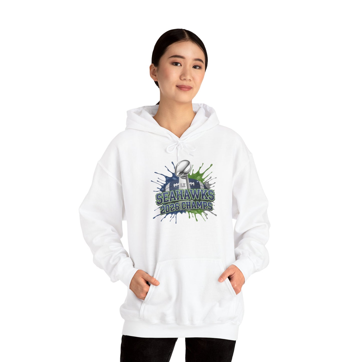 Seahawks 2026 Champions Hoodie – Seahawks Football 12s Fan Hoodie, 2026 football Champs, Football Gift