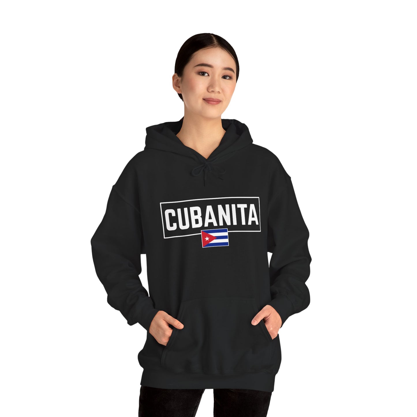 CUBANITA Hoodie – Cuban Flag Hoodie for Women, Latina Pride Hoodie, Cuba Heritage Top, Cuban Culture Graphic Hoodie