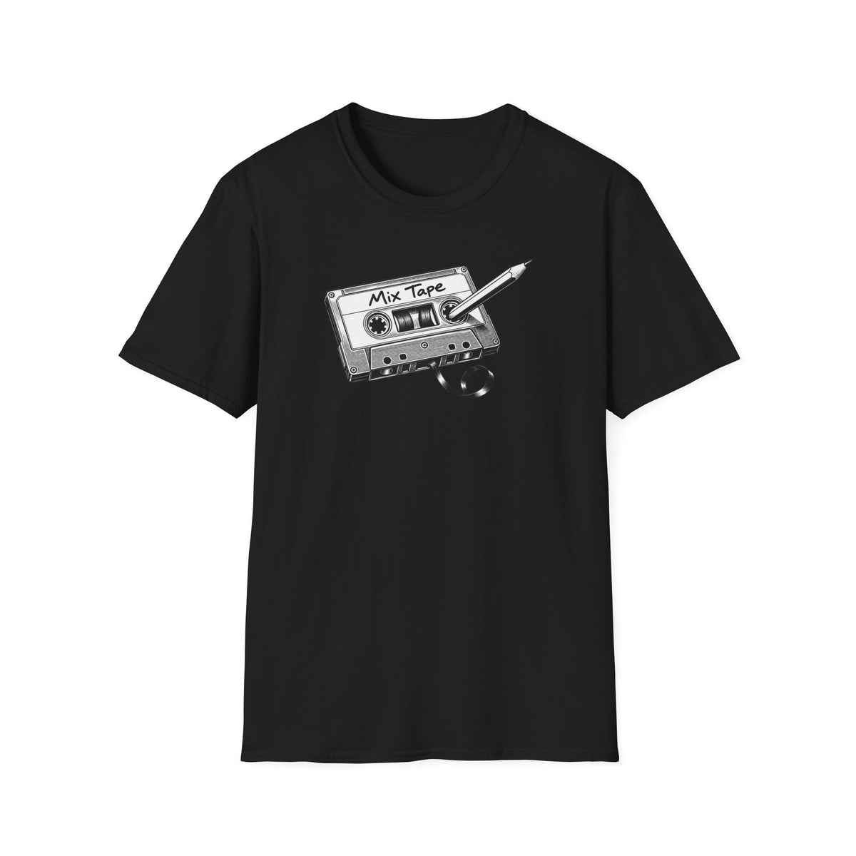 Retro Cassette Shirt, Vintage Music T-Shirt, Analog Audio Tee, Old School Music Lover Gift