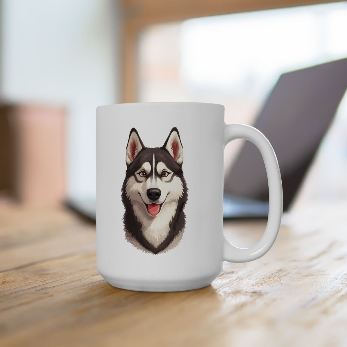 Siberian Husky Mug, Husky Dog Coffee Mug, Dog Lover Mug, Pet Parent Gift, Husky Mom Dad Cup 11oz or 15oz, Dog Lover Gift