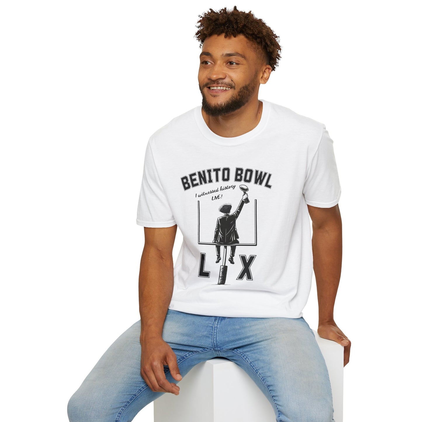Benito Bowl LX Shirt – Witnessed History Live – Football Graphic Tee, Benito Bowl Shirt, Football Fan Gift, Puerto Rico Heritage Tee, Boricua Pride Gift