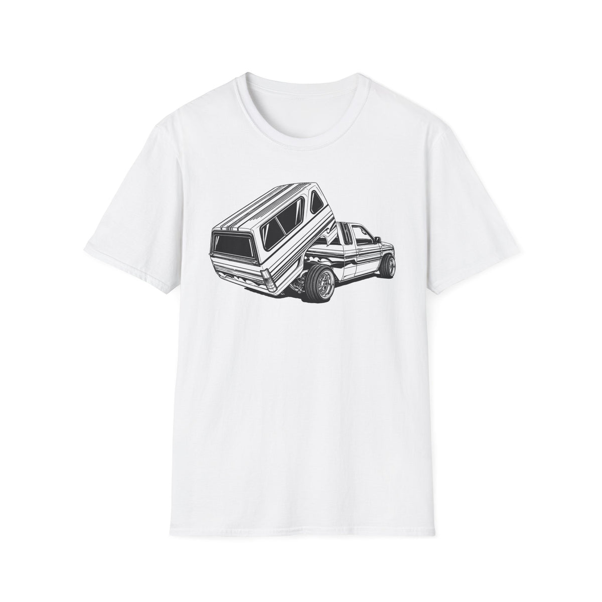 Mini Truck Lowrider Shirt, Lowrider Bed Dancer Truck T-Shirt, Custom Lowered Truck Tee, Car Enthusiast Gift