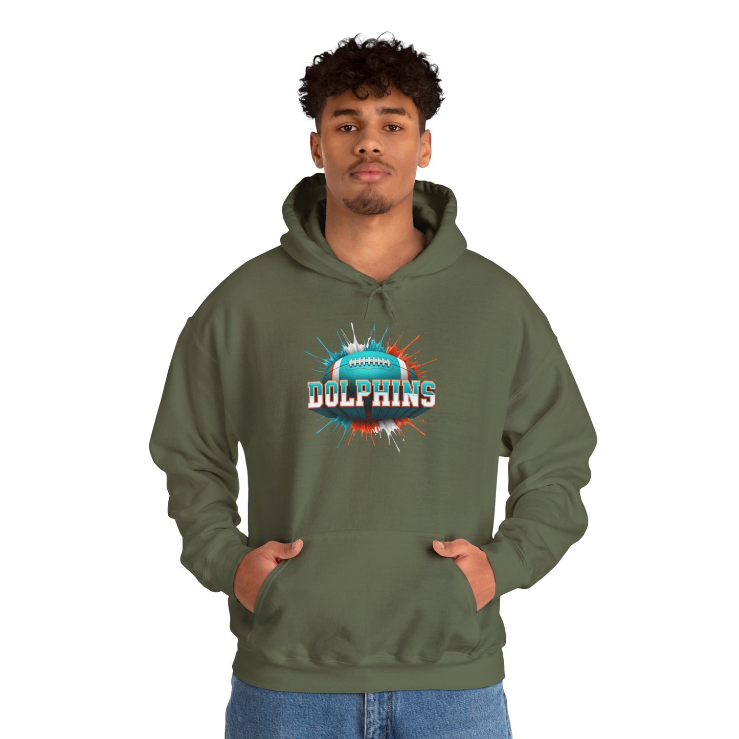 Miami Football Hoodie, Miami Team Hoodie, Football Gift for Miami Fans, Game Day Sports Fan Apparel, Football Fan Gift