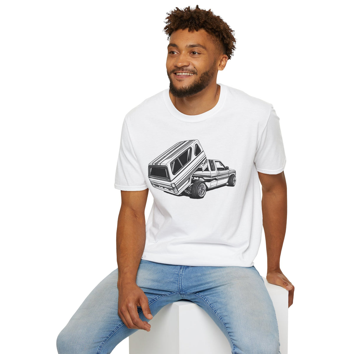 Mini Truck Lowrider Shirt, Lowrider Bed Dancer Truck T-Shirt, Custom Lowered Truck Tee, Car Enthusiast Gift